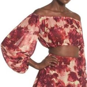 FOR LOVE AND LEMONS TWO PIECE OFF THE SHOULDER SET